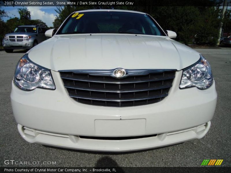 Stone White / Dark Slate Gray/Light Slate Gray 2007 Chrysler Sebring Sedan