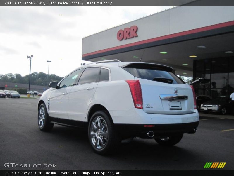 Platinum Ice Tricoat / Titanium/Ebony 2011 Cadillac SRX FWD