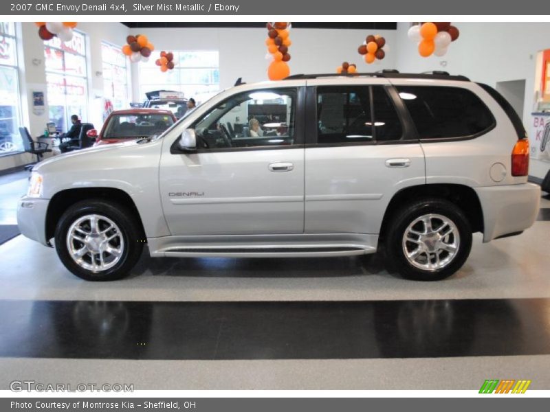 Silver Mist Metallic / Ebony 2007 GMC Envoy Denali 4x4