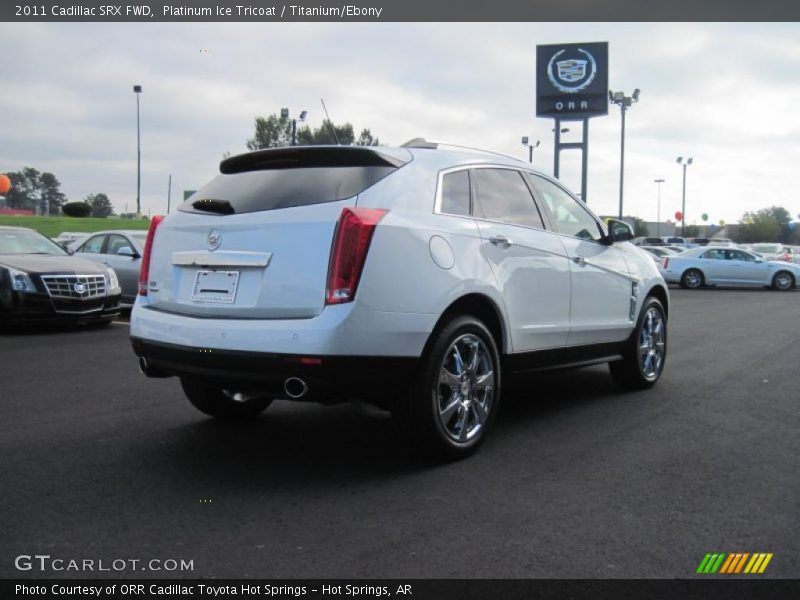 Platinum Ice Tricoat / Titanium/Ebony 2011 Cadillac SRX FWD