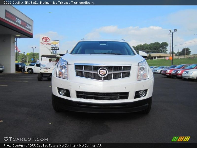 Platinum Ice Tricoat / Titanium/Ebony 2011 Cadillac SRX FWD