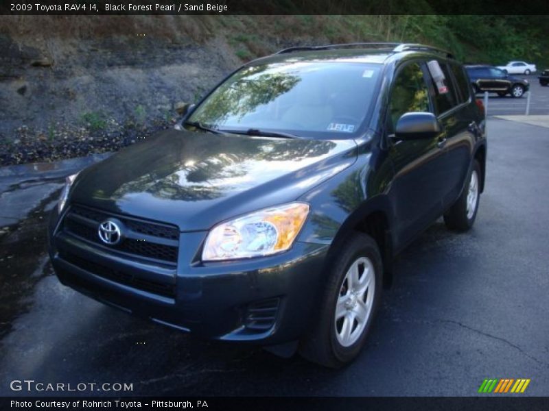 Black Forest Pearl / Sand Beige 2009 Toyota RAV4 I4