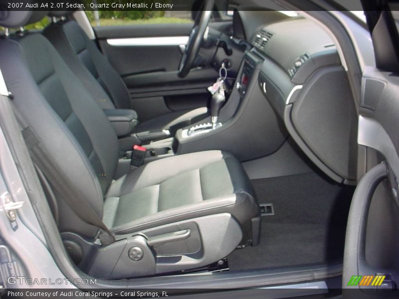 Quartz Gray Metallic / Ebony 2007 Audi A4 2.0T Sedan