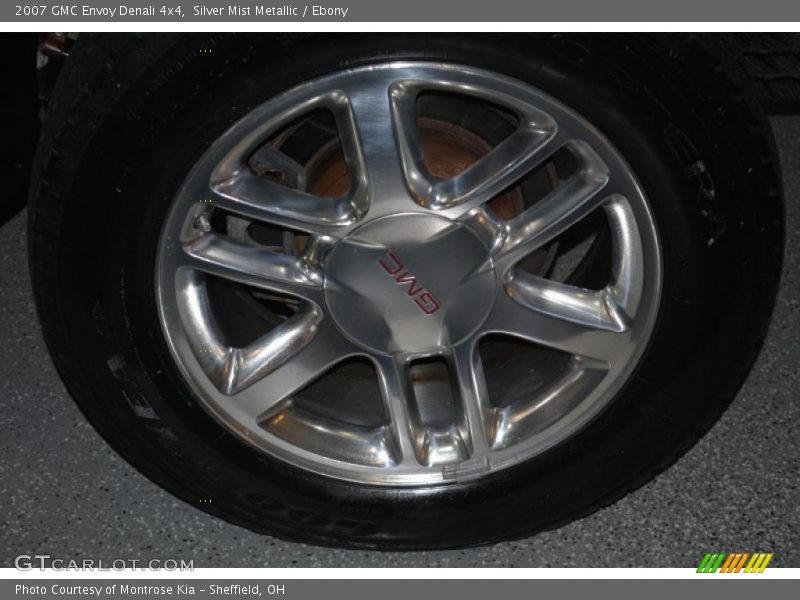 Silver Mist Metallic / Ebony 2007 GMC Envoy Denali 4x4