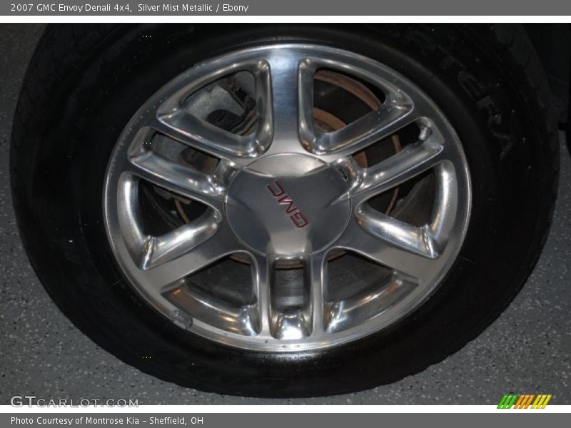 Silver Mist Metallic / Ebony 2007 GMC Envoy Denali 4x4