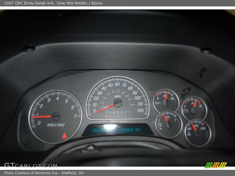 Silver Mist Metallic / Ebony 2007 GMC Envoy Denali 4x4