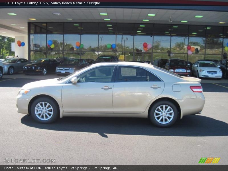 Sandy Beach Metallic / Bisque 2011 Toyota Camry LE V6