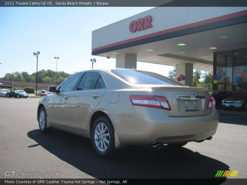 Sandy Beach Metallic / Bisque 2011 Toyota Camry LE V6