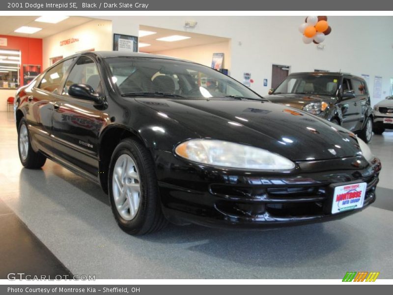 Black / Dark Slate Gray 2001 Dodge Intrepid SE