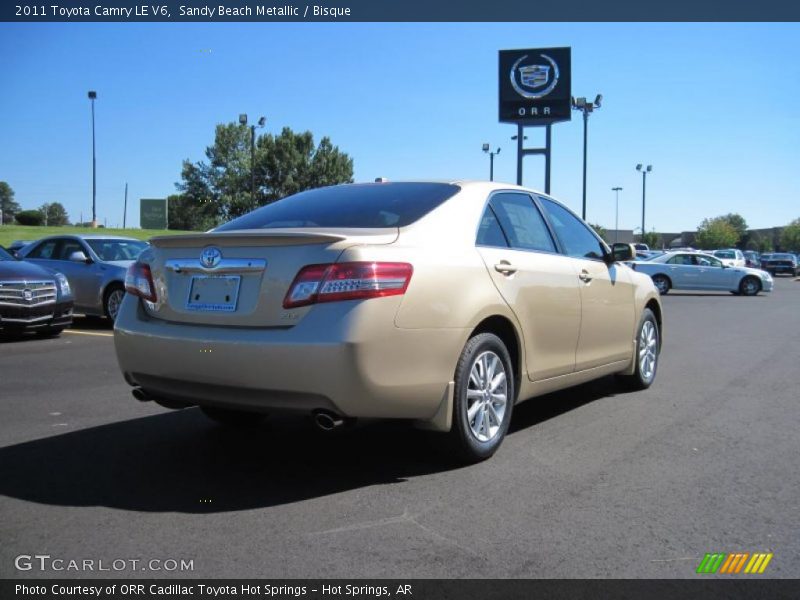 Sandy Beach Metallic / Bisque 2011 Toyota Camry LE V6