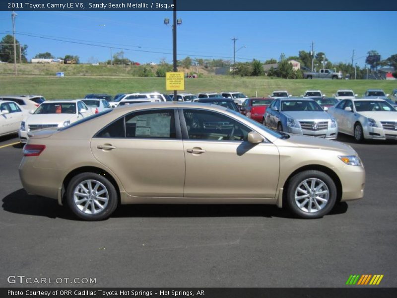 Sandy Beach Metallic / Bisque 2011 Toyota Camry LE V6