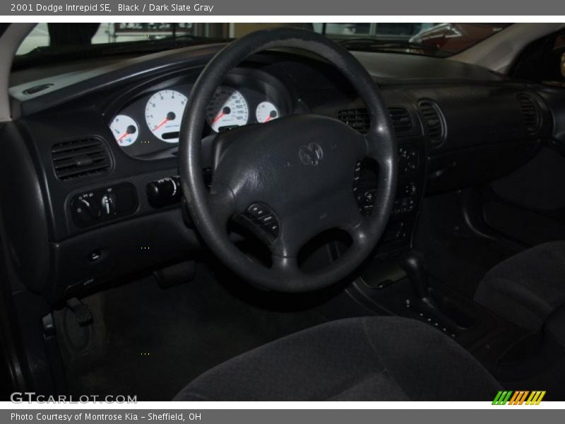 Black / Dark Slate Gray 2001 Dodge Intrepid SE