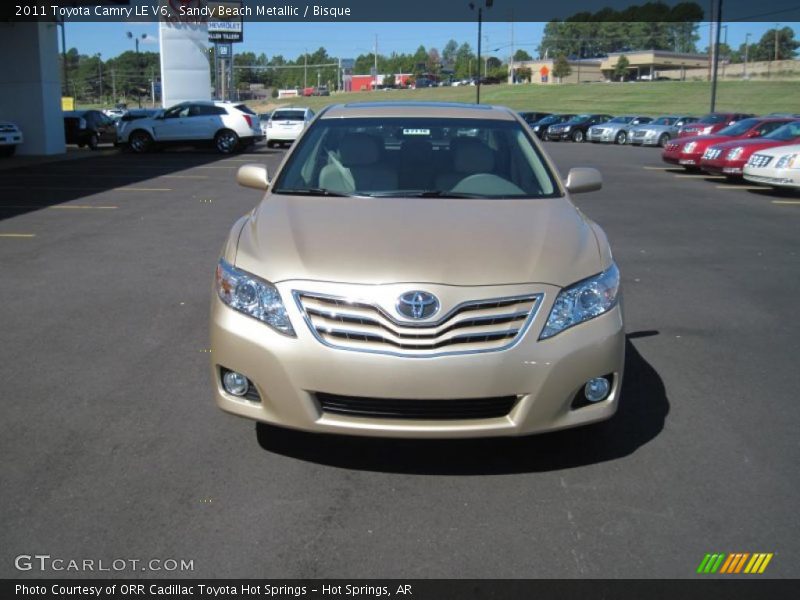 Sandy Beach Metallic / Bisque 2011 Toyota Camry LE V6