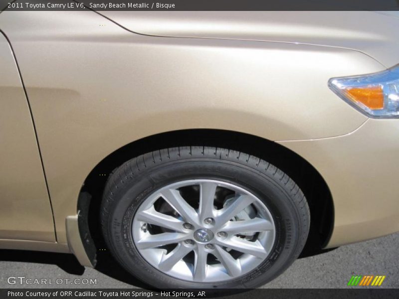 Sandy Beach Metallic / Bisque 2011 Toyota Camry LE V6
