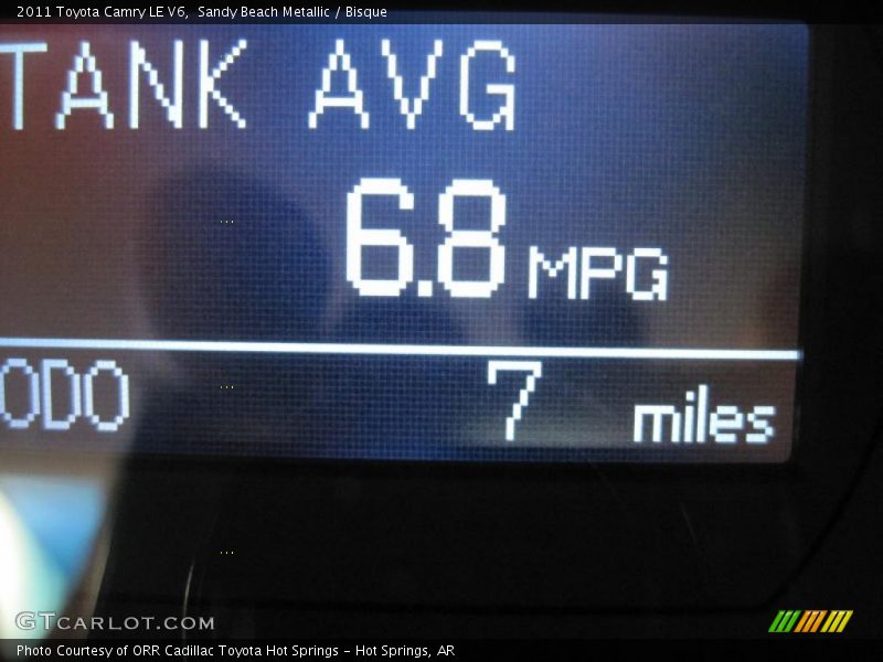 Sandy Beach Metallic / Bisque 2011 Toyota Camry LE V6