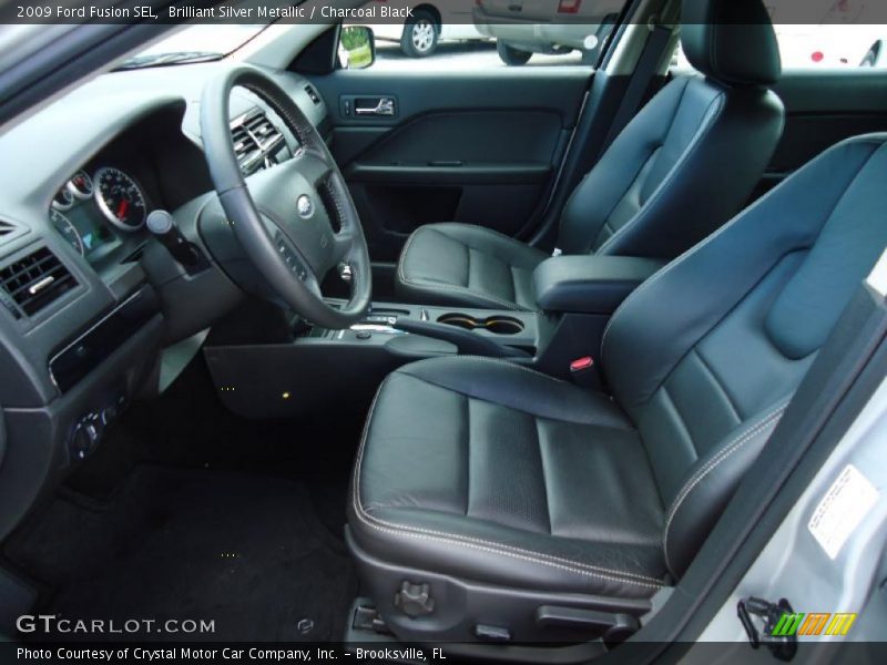 Brilliant Silver Metallic / Charcoal Black 2009 Ford Fusion SEL