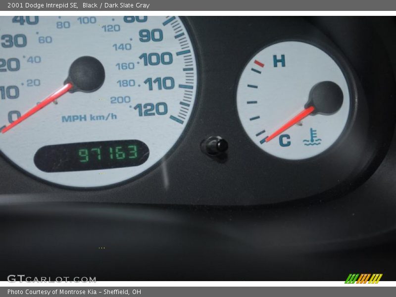 Black / Dark Slate Gray 2001 Dodge Intrepid SE