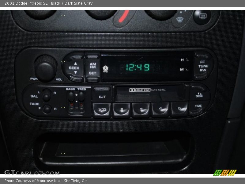 Black / Dark Slate Gray 2001 Dodge Intrepid SE