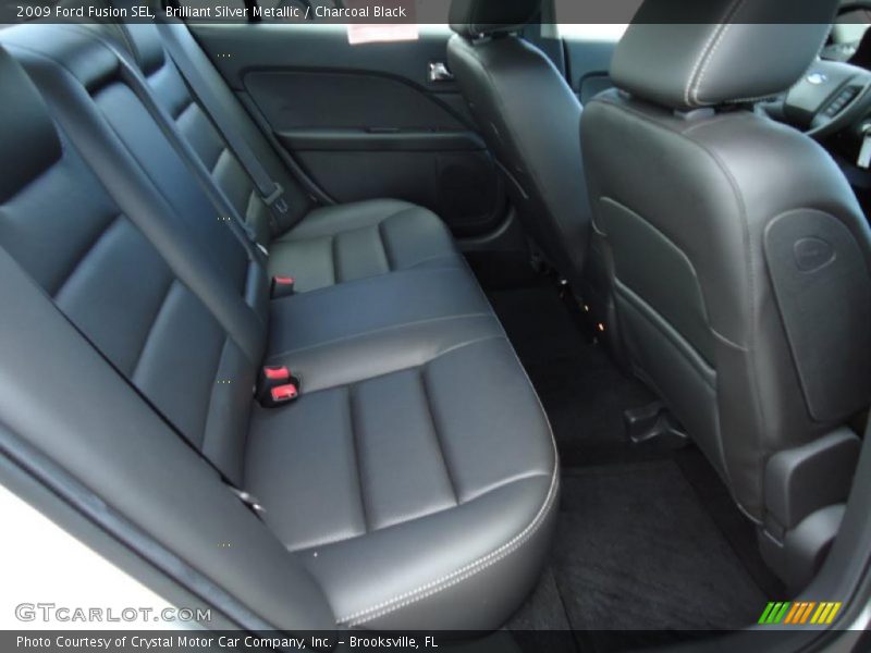 Brilliant Silver Metallic / Charcoal Black 2009 Ford Fusion SEL