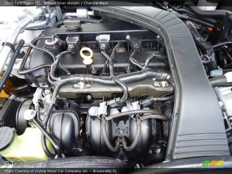 Brilliant Silver Metallic / Charcoal Black 2009 Ford Fusion SEL