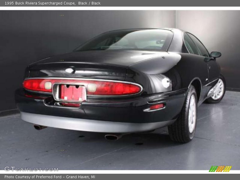 Black / Black 1995 Buick Riviera Supercharged Coupe