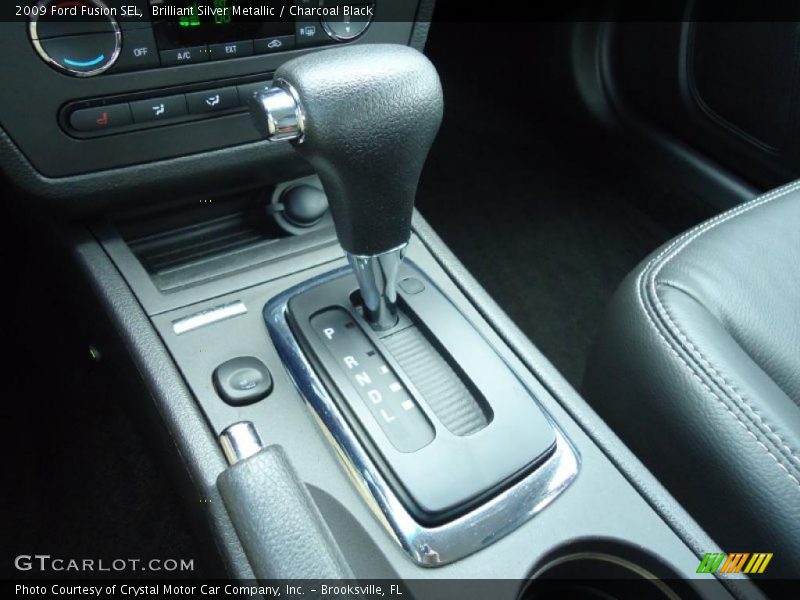 Brilliant Silver Metallic / Charcoal Black 2009 Ford Fusion SEL