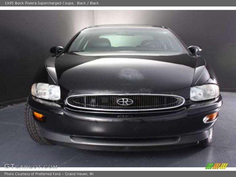 Black / Black 1995 Buick Riviera Supercharged Coupe