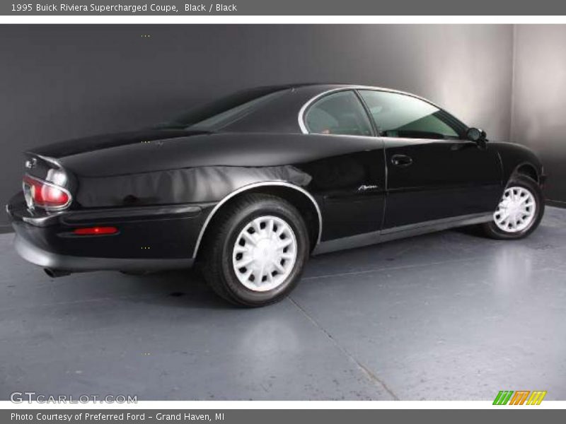 Black / Black 1995 Buick Riviera Supercharged Coupe