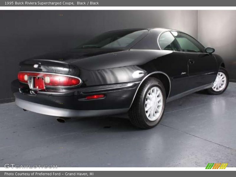 Black / Black 1995 Buick Riviera Supercharged Coupe