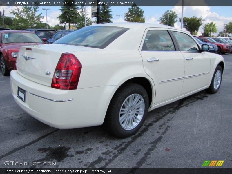 Cool Vanilla White / Dark Khaki/Light Graystone 2010 Chrysler 300 Touring