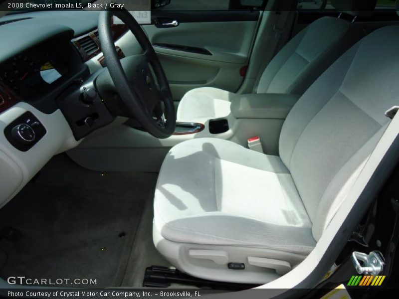 Black / Gray 2008 Chevrolet Impala LS