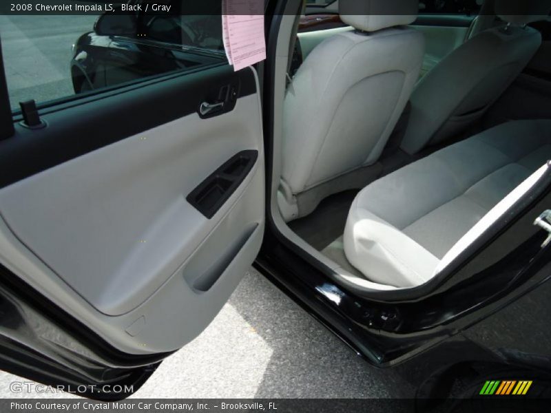 Black / Gray 2008 Chevrolet Impala LS
