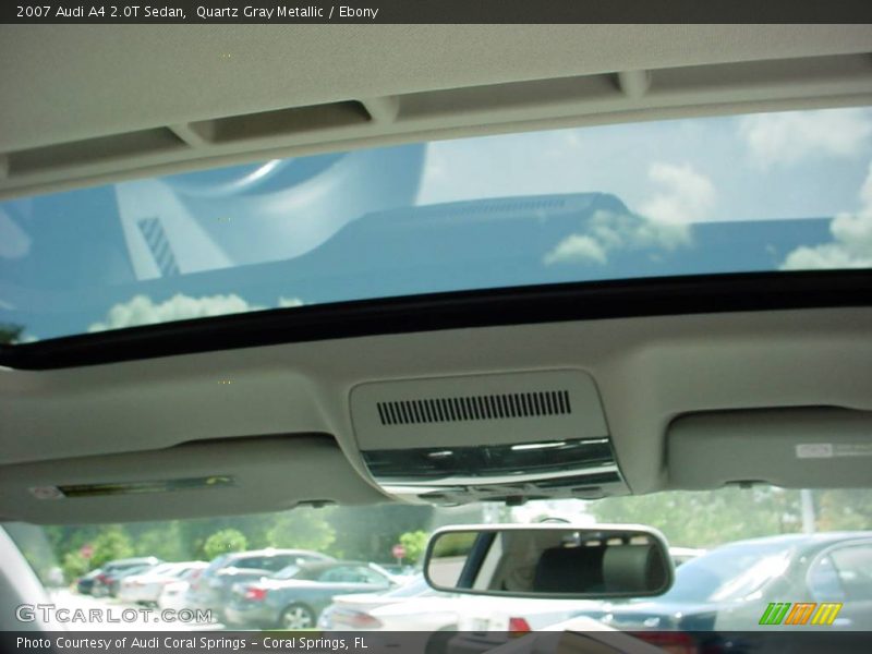 Quartz Gray Metallic / Ebony 2007 Audi A4 2.0T Sedan