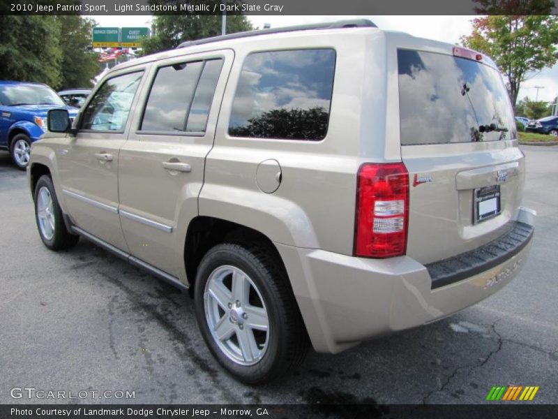 Light Sandstone Metallic / Dark Slate Gray 2010 Jeep Patriot Sport