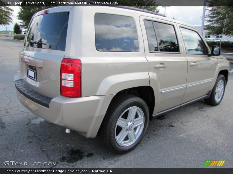 Light Sandstone Metallic / Dark Slate Gray 2010 Jeep Patriot Sport