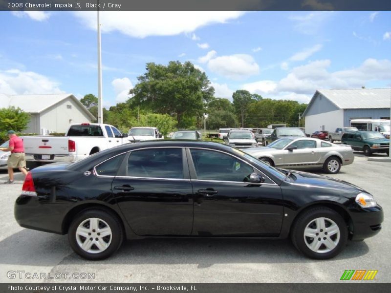 Black / Gray 2008 Chevrolet Impala LS