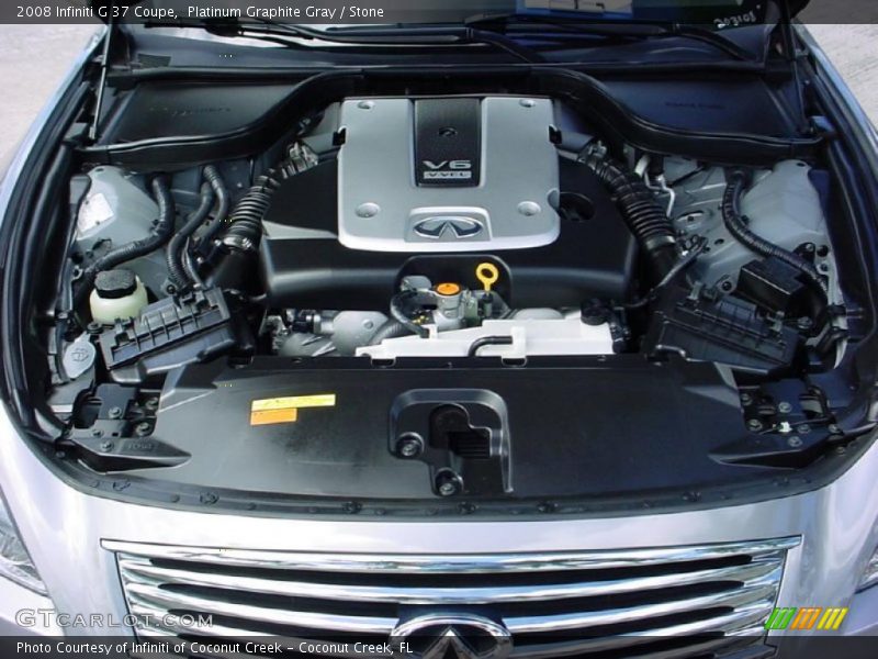 Platinum Graphite Gray / Stone 2008 Infiniti G 37 Coupe