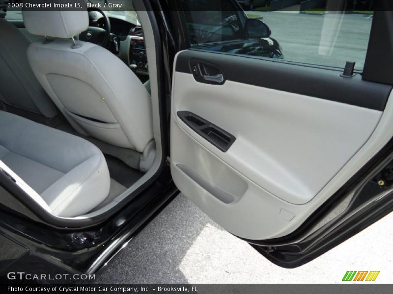 Black / Gray 2008 Chevrolet Impala LS