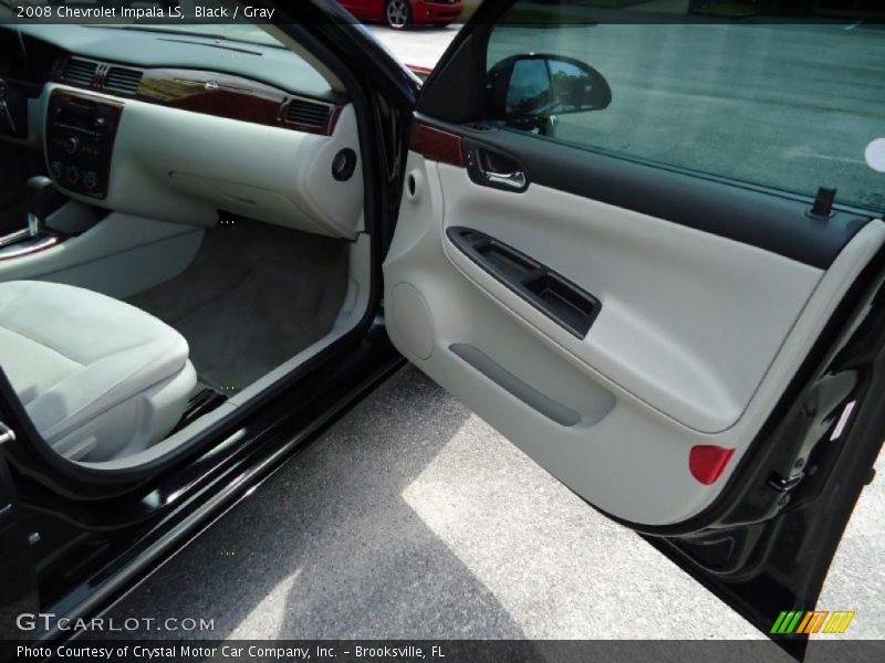 Black / Gray 2008 Chevrolet Impala LS