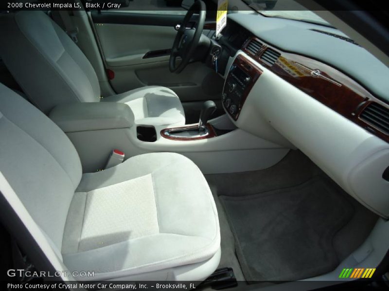 Black / Gray 2008 Chevrolet Impala LS