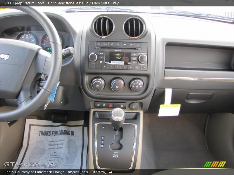Light Sandstone Metallic / Dark Slate Gray 2010 Jeep Patriot Sport