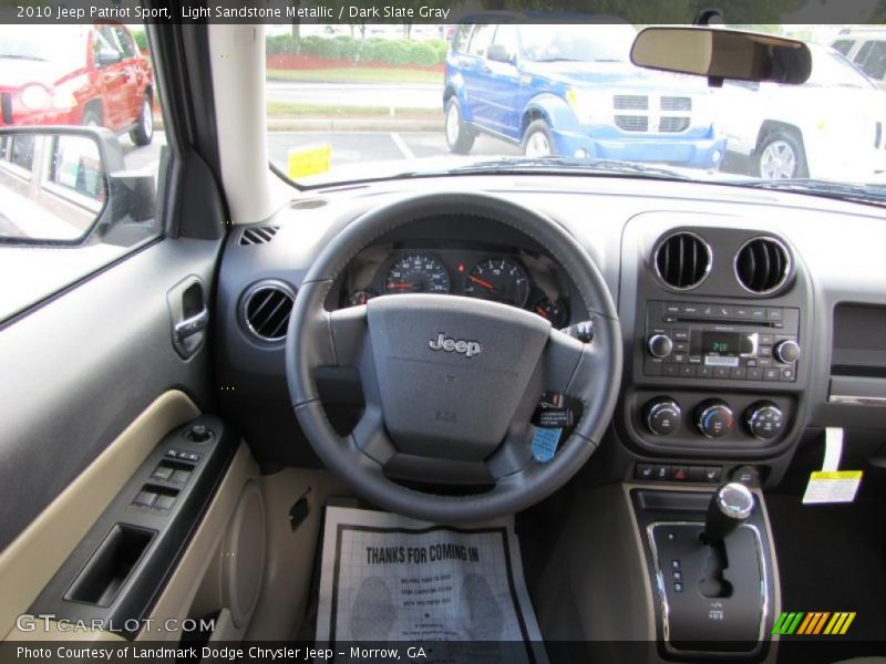 Light Sandstone Metallic / Dark Slate Gray 2010 Jeep Patriot Sport