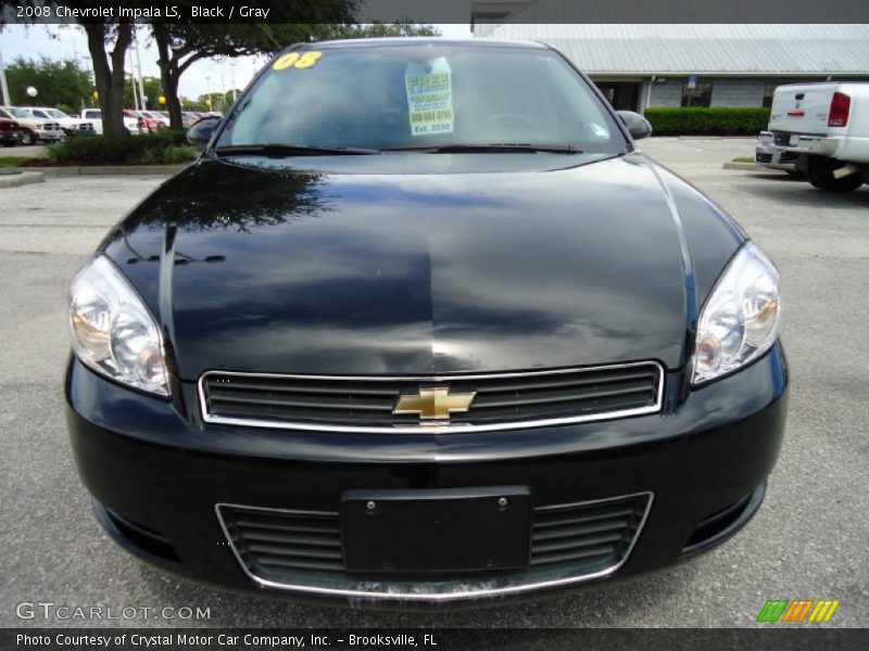 Black / Gray 2008 Chevrolet Impala LS