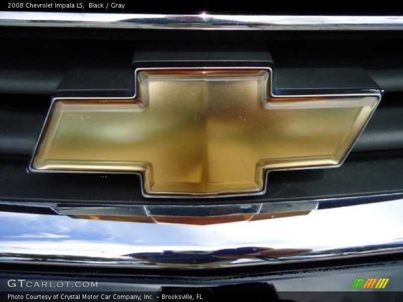 Black / Gray 2008 Chevrolet Impala LS