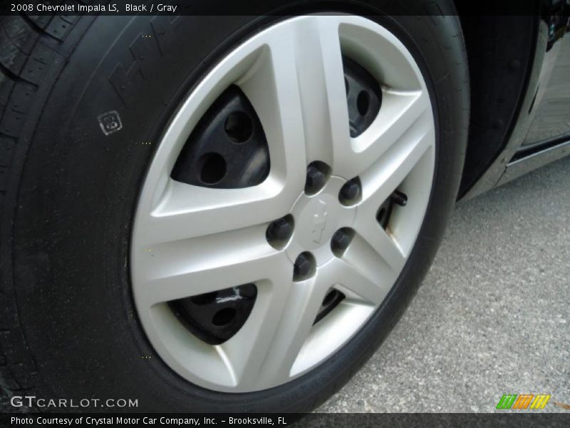 Black / Gray 2008 Chevrolet Impala LS