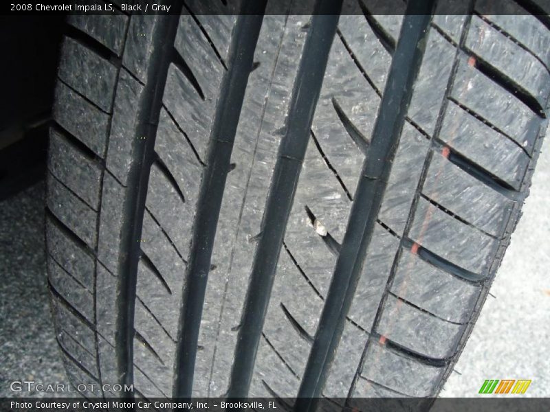 Black / Gray 2008 Chevrolet Impala LS