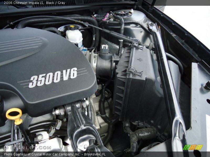 Black / Gray 2008 Chevrolet Impala LS