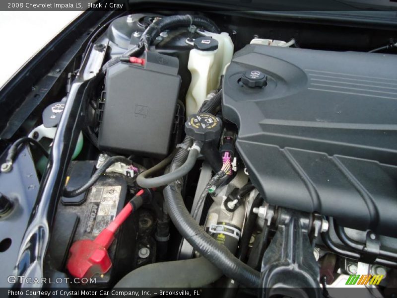 Black / Gray 2008 Chevrolet Impala LS