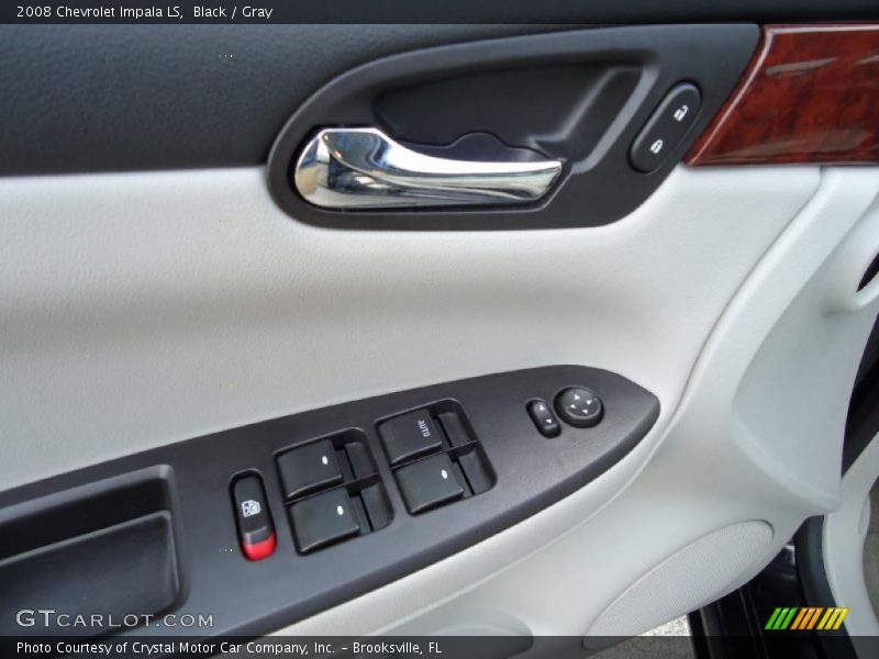 Black / Gray 2008 Chevrolet Impala LS