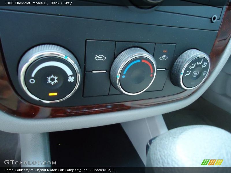 Black / Gray 2008 Chevrolet Impala LS